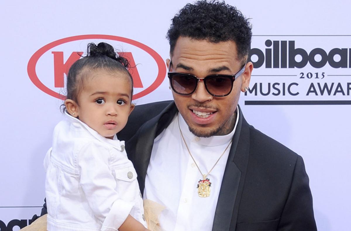 Chris Brown still learning how to be a dad